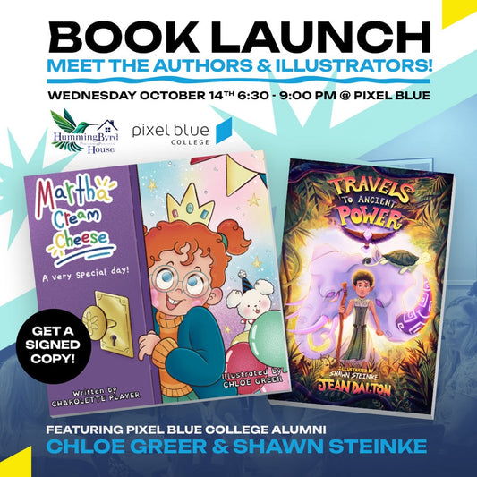 Meet the Illustrators and Authors at Pixel Blue College!