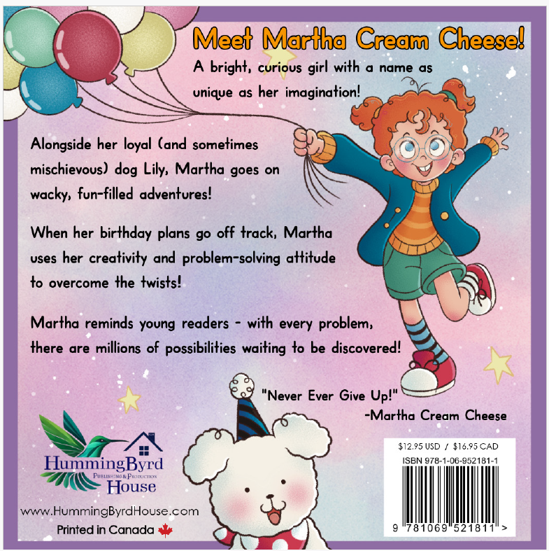 Martha Cream Cheese - A very special day!